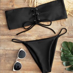 Black zaful bathing suit